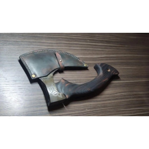 ЗАСМАГЛИЙ ГОРОХ сокира ручної роботи майстра Сергія Дитюка, Сталь - 65Г 56-60 HRC. Photo 3